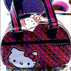 NEW WITH TAGS Hello Kitty Purse Handbag in Satin